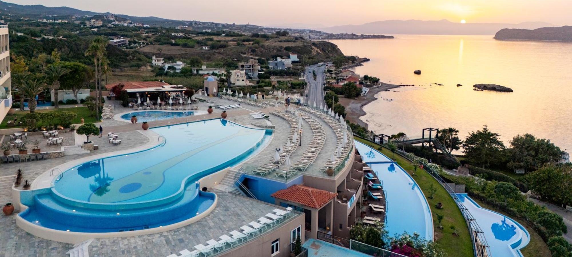 Leptos Panorama Hotel Káto Darátsos Eksteriør bilde