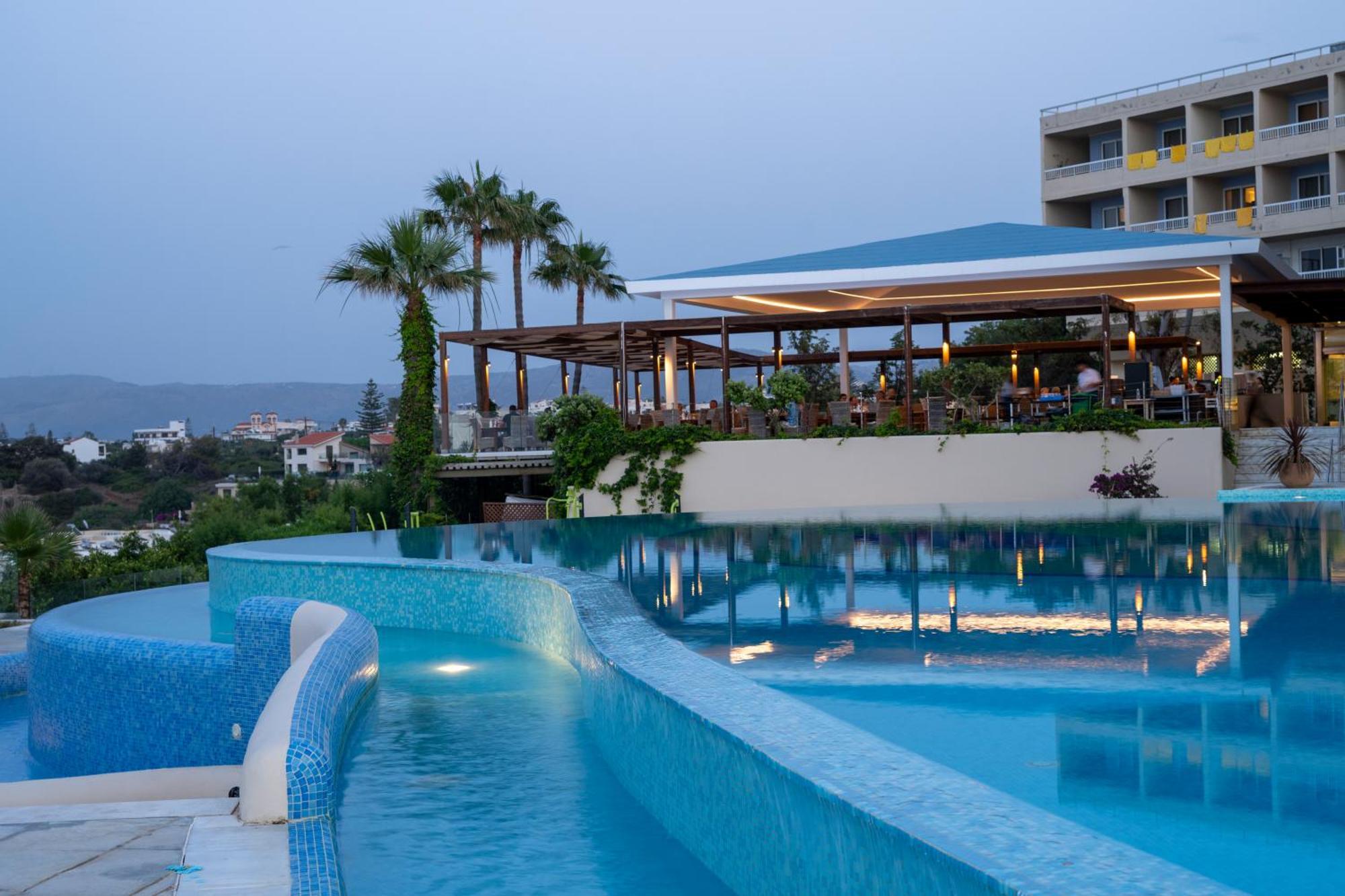 Leptos Panorama Hotel Káto Darátsos Eksteriør bilde